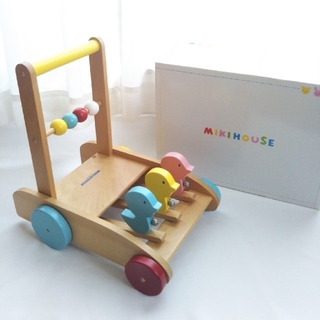 ミキハウス(mikihouse)のMIKI HOUSE 木製 赤ちゃん手押し車 カタカタ(手押し車/カタカタ)