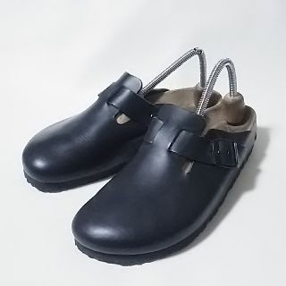 ビルケンシュトック(BIRKENSTOCK)の
定価2万!名作!ビルケンシュトックボストンドイツ製モックサンダル黒26.5cm(サンダル)