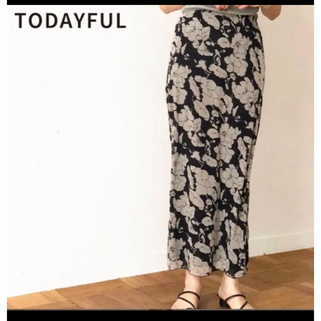 TODAYFUL♡フラワージョーゼットスカート （新品未使用✧）レディース