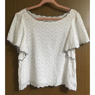 ダブルクローゼット(w closet)の【最終値下げ！】W closet コットンレースチュニック(チュニック)