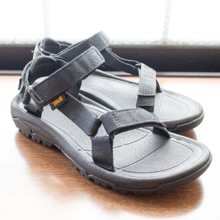 テバ(Teva)のTEVA サンダル 24.0cm ハリケーン 黒 ブラック テバ サンダル(サンダル)