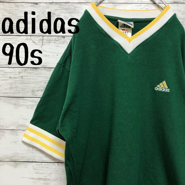 adidas(アディダス)の【日本製】90s 古着 アディダス スポーツ Tシャツ Lサイズ メンズのトップス(Tシャツ/カットソー(半袖/袖なし))の商品写真