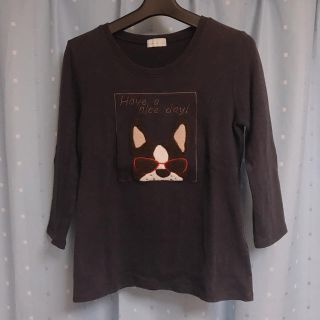 アンレクレ(en recre)のフレンチブル カットソー(Tシャツ(長袖/七分))