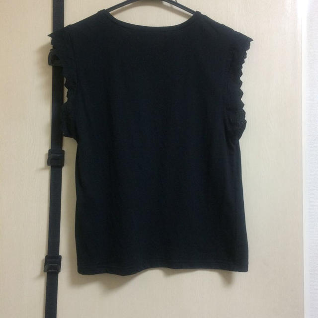 Rope' Picnic(ロペピクニック)の黒のノースリブ レディースのトップス(Tシャツ(半袖/袖なし))の商品写真