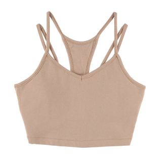 アリシアスタン(ALEXIA STAM)のBack Design Cropped Top/バックデザインキャミソール(キャミソール)