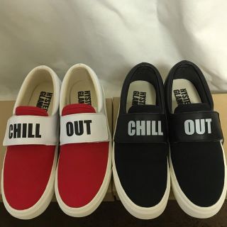 ヒステリックグラマー CHILL OUT VELCRO スリッポン 二足セット