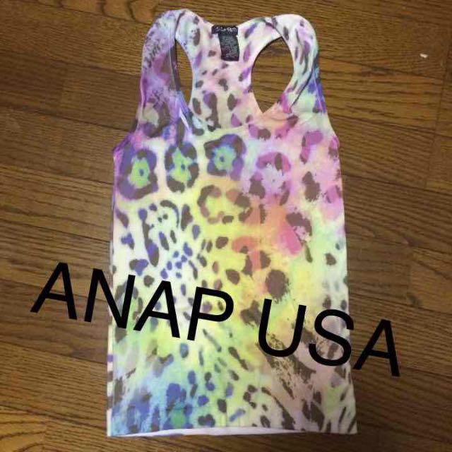 ANAP(アナップ)のANAP USA レオパード柄タンク レディースのトップス(タンクトップ)の商品写真