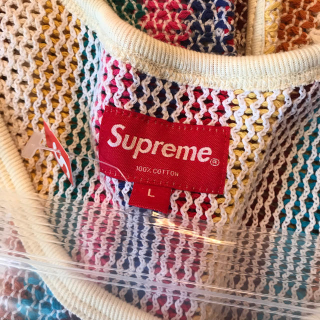 Supreme(シュプリーム)のSupreme  Knit Stripe Tank top L マルチカラー メンズのトップス(Tシャツ/カットソー(半袖/袖なし))の商品写真