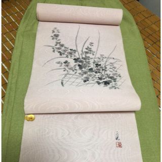 👘予約済み❣️夏用正絹名古屋帯・反物未使用品❣️❣️(帯)