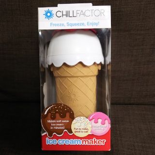 【新品】アイスクリームメーカー CHILL FACTOR(調理道具/製菓道具)