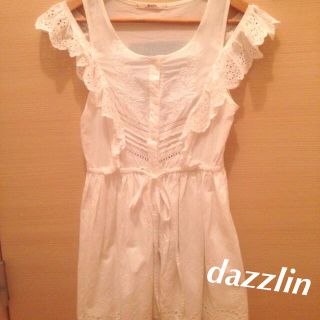 ダズリン(dazzlin)のコットン肩見せワンピース♡(ミニワンピース)