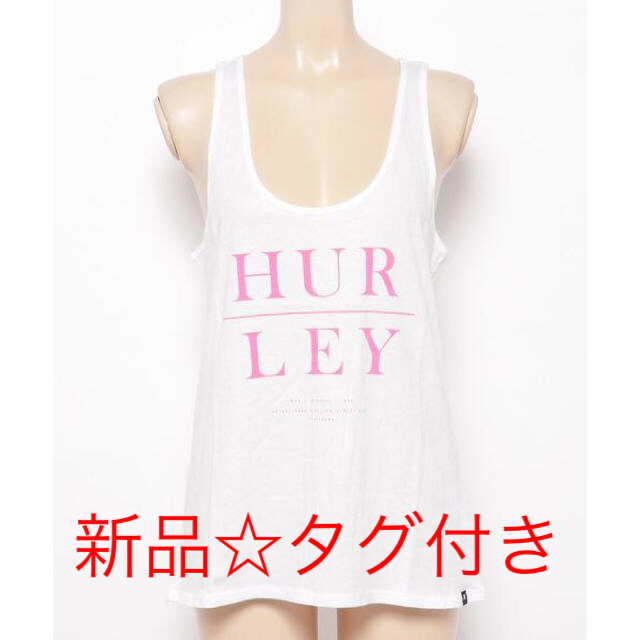 Hurley(ハーレー)のhurley ハーレー タンクトップ レディース 蛍光 ネオンカラー ピンク レディースのトップス(タンクトップ)の商品写真