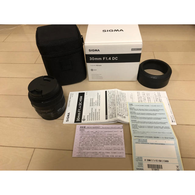 SIGMA 30mm F1.4 DC HSM Art 中古 Canon 用 【期間限定お試し価格