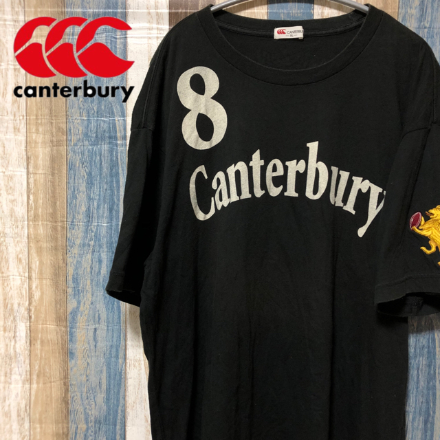 CANTERBURY(カンタベリー)の★入手困難★カンターベリー ヴィンテージ 半袖Tシャツ 獅子ロゴ 刺繍 XL メンズのトップス(Tシャツ/カットソー(半袖/袖なし))の商品写真