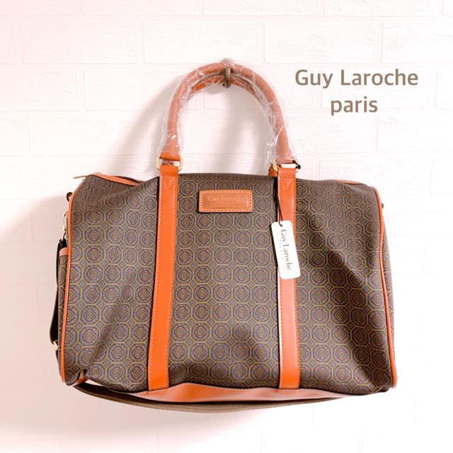 Guy Laroche - 【Guy Laroche】ジャガード織り ボストンバッグ 新品