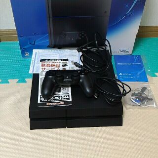 プレイステーション4(PlayStation4)の【中古／美品】PS4 ／ Jet Black [500GB](家庭用ゲーム機本体)