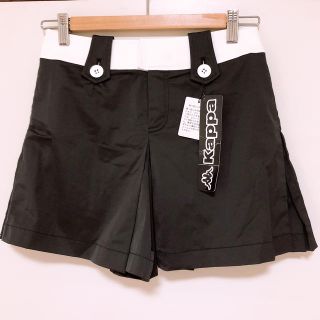 カッパ(Kappa)の新品 ゴルフ ショートパンツ カッパゴルフ パンツ ブラック(ウエア)