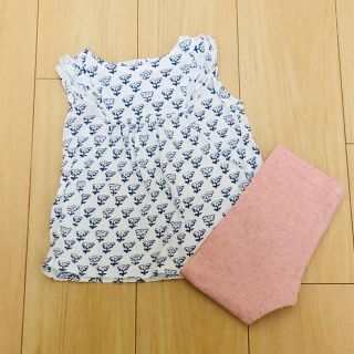 ベビーギャップ(babyGAP)の【日本未入荷】マークス&スペンサー フラワープリントトップス(Tシャツ/カットソー)