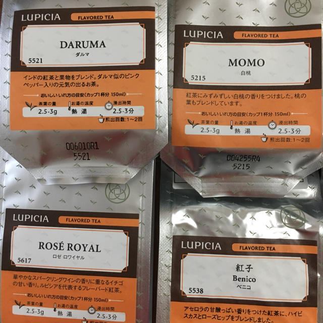 LUPICIA(ルピシア)のモネちゃん様専用です☆ルピシア福袋6点 食品/飲料/酒の飲料(茶)の商品写真