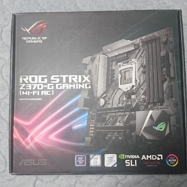 ASUS(エイスース)のROG STRIX Z370-G GAMING (WI-FI AC) 未使用品  スマホ/家電/カメラのPC/タブレット(PCパーツ)の商品写真