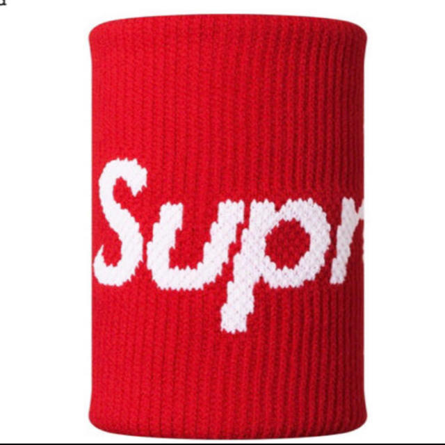 Supreme(シュプリーム)の新品supreme NBA リストバンド 赤 メンズのアクセサリー(バングル/リストバンド)の商品写真