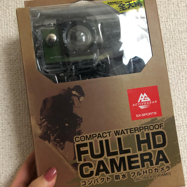 FULL HD CAMERA ゴープロ風 スマホ/家電/カメラのカメラ(ビデオカメラ)の商品写真