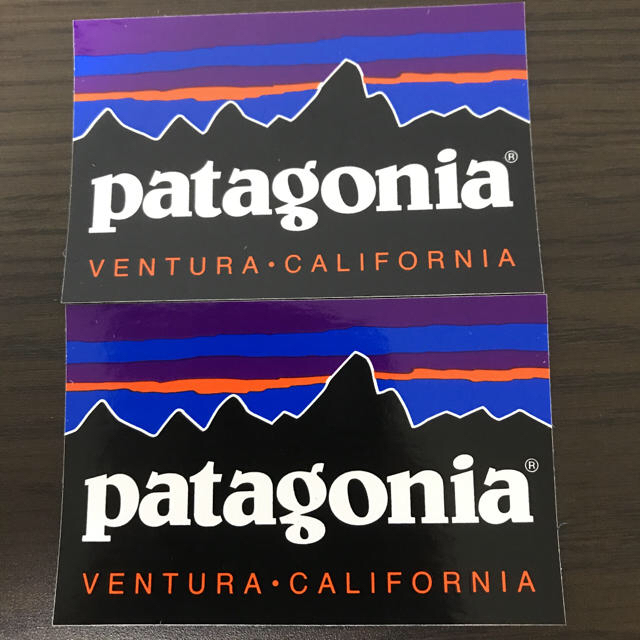 patagonia(パタゴニア)の【縦6.3cm横9.9cm】patagonia パタゴニア公式ステッカー 2枚 スポーツ/アウトドアのフィッシング(その他)の商品写真