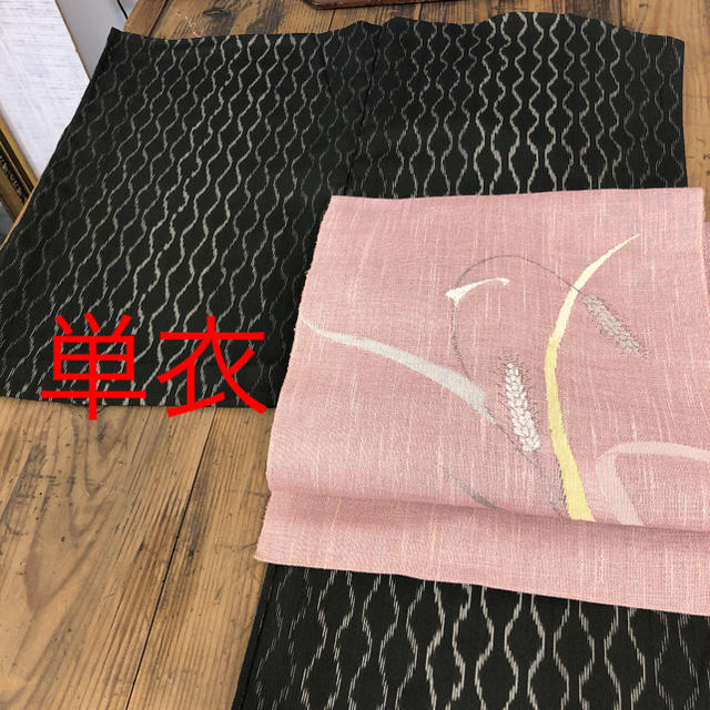 単衣。夏着物のみ。 レディースの水着/浴衣(着物)の商品写真