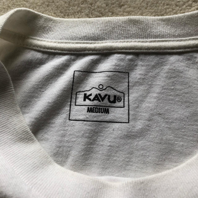 KAVU(カブー)のKAVUカブー Tシャツ M ホワイト メンズのトップス(Tシャツ/カットソー(半袖/袖なし))の商品写真