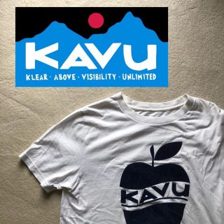 カブー(KAVU)のKAVUカブー Tシャツ M ホワイト(Tシャツ/カットソー(半袖/袖なし))