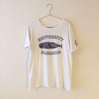 ナナミカ(nanamica)のビッグシルエットTシャツ(白) 送料込(Tシャツ/カットソー(半袖/袖なし))