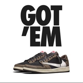 ナイキ(NIKE)のNIKE AIR JORDAN 1 LOW Travis Scott 27.5(スニーカー)