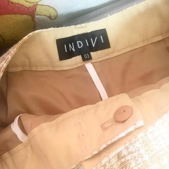 INDIVI(インディヴィ)のINDIVI ツイードショートパンツ レディースのパンツ(ショートパンツ)の商品写真