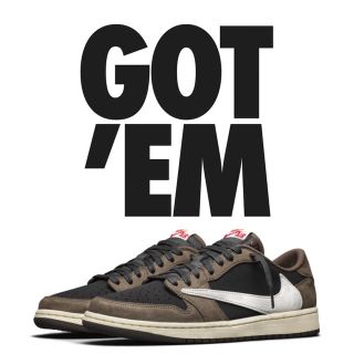 ナイキ(NIKE)のNike travis scott エアジョーダン1(スニーカー)