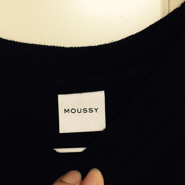 moussy(マウジー)のmoussy 黒Tシャツ レディースのトップス(Tシャツ(半袖/袖なし))の商品写真