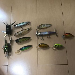 メガバス(Megabass)の懐かしのメガバスルアー 11点セット(ルアー用品)