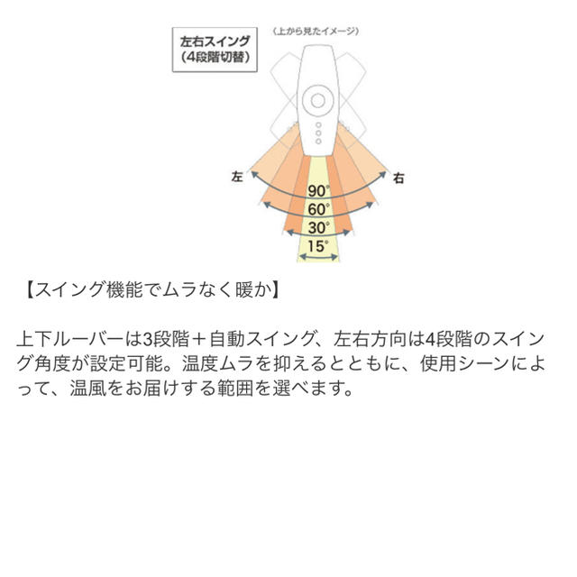 SHARP(シャープ)のシャープ ヒートイオンファン 高濃度プラズマクラスター スマホ/家電/カメラの冷暖房/空調(扇風機)の商品写真