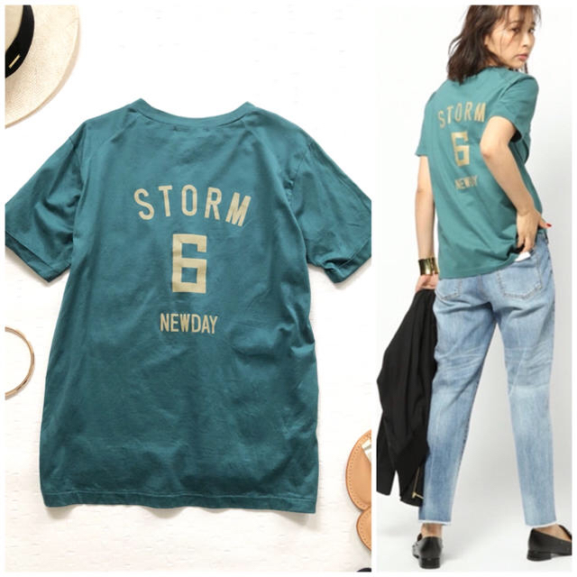 BARNYARDSTORM(バンヤードストーム)の美品♪◆BARNYARDSTORM  ナンバー プリントTシャツ◆ レディースのトップス(Tシャツ(半袖/袖なし))の商品写真