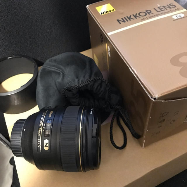 品質満点 Nikon レンズ ニコン f/1.4G 85mm NIKKOR AF-S - レンズ(単