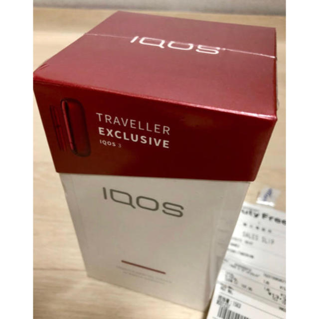 新品未開封 IQOS3 レッド 免税店限定 国内品 レシート付 保証対象