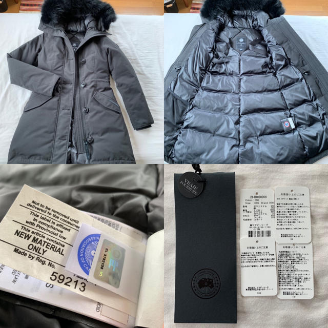 CANADA GOOSE(カナダグース)の★美品★希少★カナダグース IENA ブラックワッペン レディース レディースのジャケット/アウター(ダウンジャケット)の商品写真