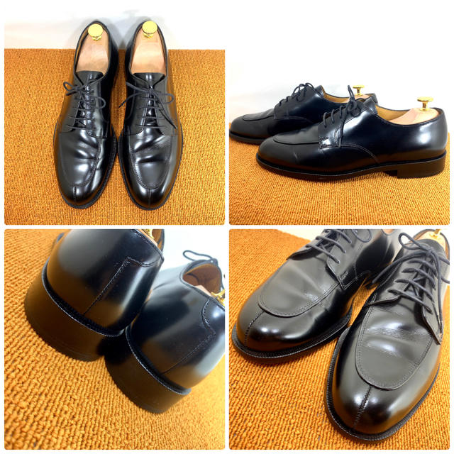 Cole Haan(コールハーン)のコールハーン 045 COLE HAAN 黒　Ｕチップ ビジネス 26cm メンズの靴/シューズ(ドレス/ビジネス)の商品写真