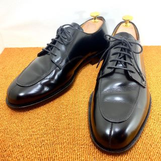 コールハーン(Cole Haan)のコールハーン 045 COLE HAAN 黒　Ｕチップ ビジネス 26cm(ドレス/ビジネス)