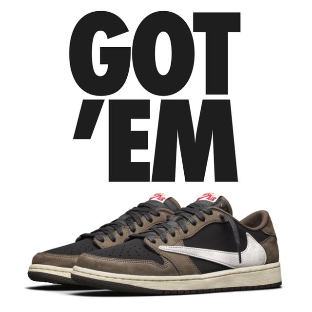 nike air jordan 1 low travis scott 28cm