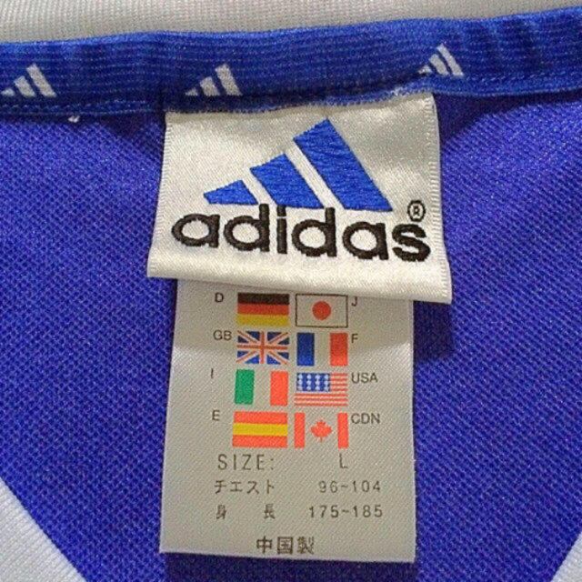 adidas(アディダス)のadidas 90s デカロゴ‼️ゲームシャツ‼️早い者勝ち‼️ メンズのトップス(Tシャツ/カットソー(半袖/袖なし))の商品写真