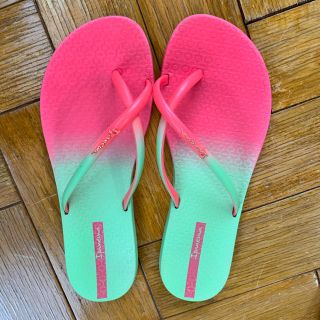 ハワイアナス(havaianas)のイパネマ★ビーチサンダルブラジル37 (ビーチサンダル)