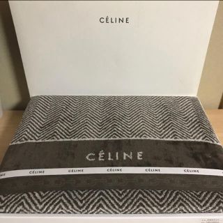 セリーヌ(celine)の★ セリーヌ タオルケット ダークブラウン(毛布)