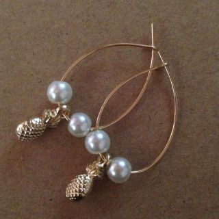 ハンドメイド✩︎⡱パイナップルピアス(ピアス)