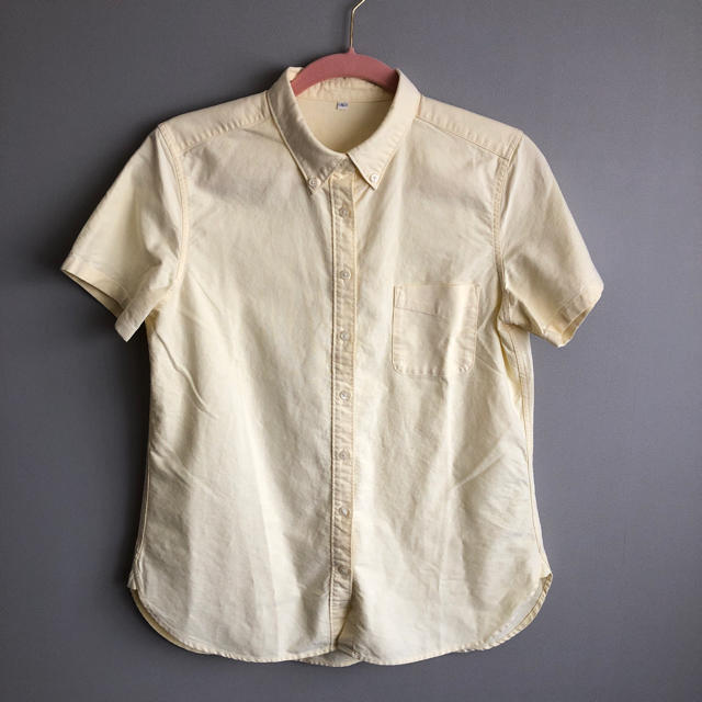 MUJI (無印良品)(ムジルシリョウヒン)のボタンダウン半袖シャツ  無印良品  レディースのトップス(シャツ/ブラウス(半袖/袖なし))の商品写真