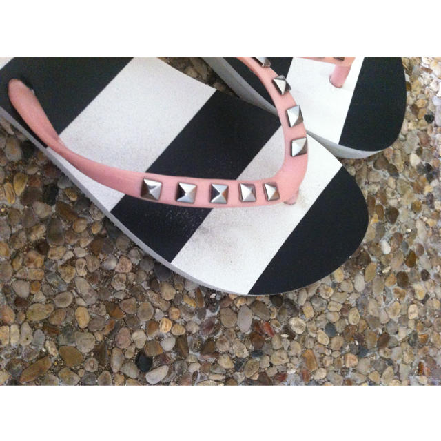 SNIDEL(スナイデル)のSNIDELボーダービーサン レディースの靴/シューズ(サンダル)の商品写真